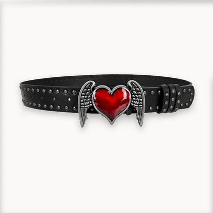Gothic DollChain flying heart belt
